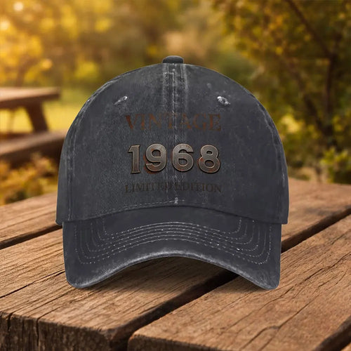 1968 Vintage Printed Baseball Cap