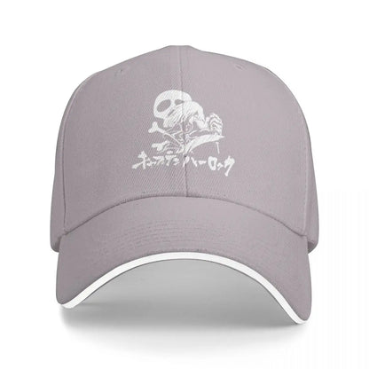 Harlock White Custom Dad Baseball Cap