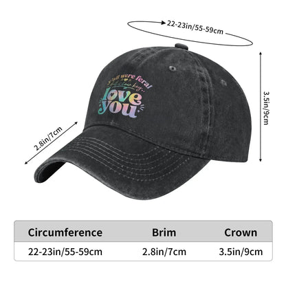 Y'all Were Feral Teacher Trucker Baseball Cap