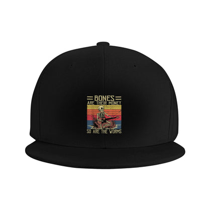 Skeleton Guitar Vintage Snapback Cap