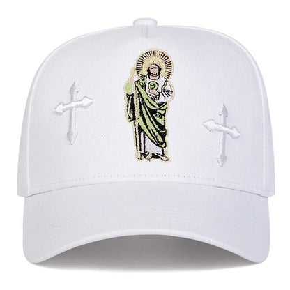 Unisex Cross Embroidery Baseball Caps