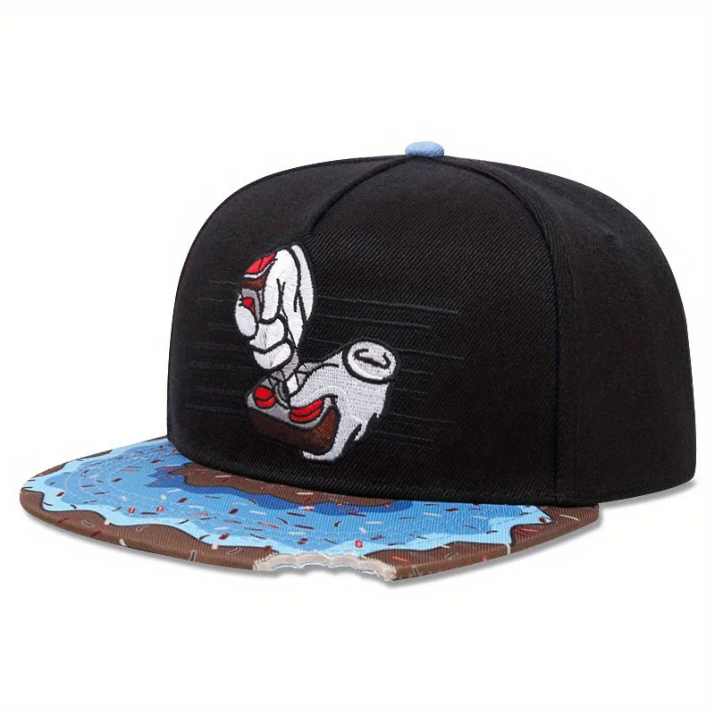 Luxury Cartoon Breathable Hip-Hop Trucker Snapback Cap