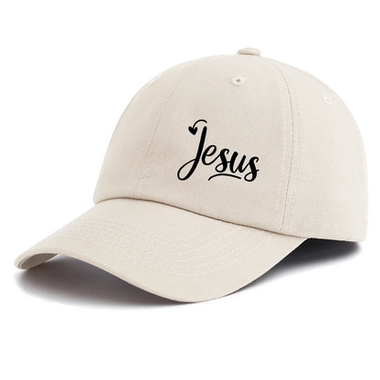 Retro Jesus Print Dad Baseball Cap