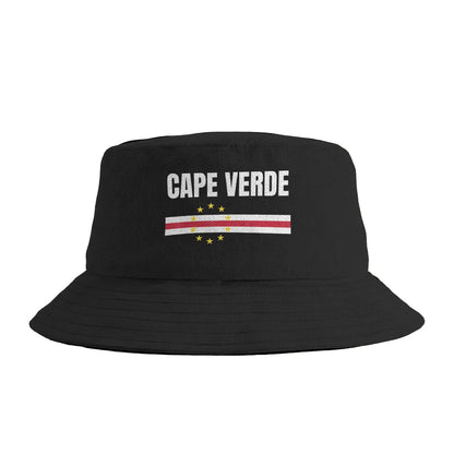 Flag Of Cabo Verde Bucket Hat Hip Hop