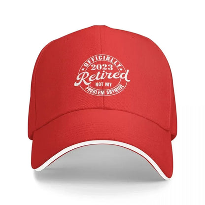 Retired 2023 Not My Problem Rugby Baseball Cap
