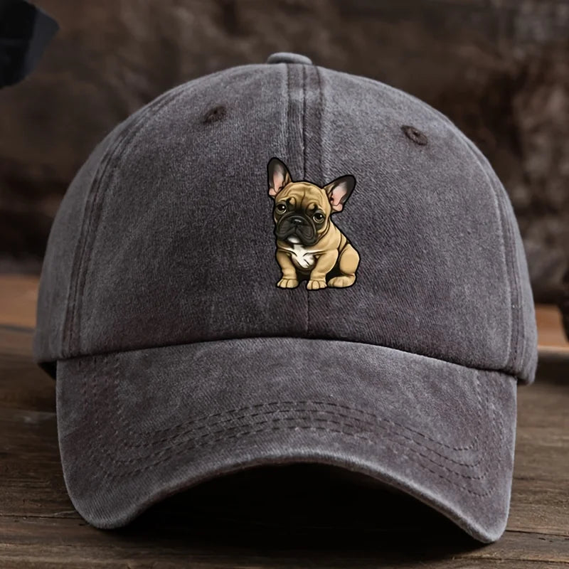 French Bulldog Casual Outdoor Baseball Cap
