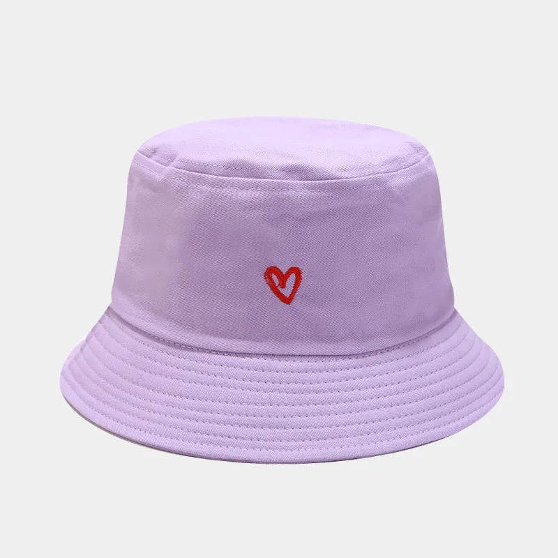 Couple Valentine Embroidered Ultra-Light Bucket Hat