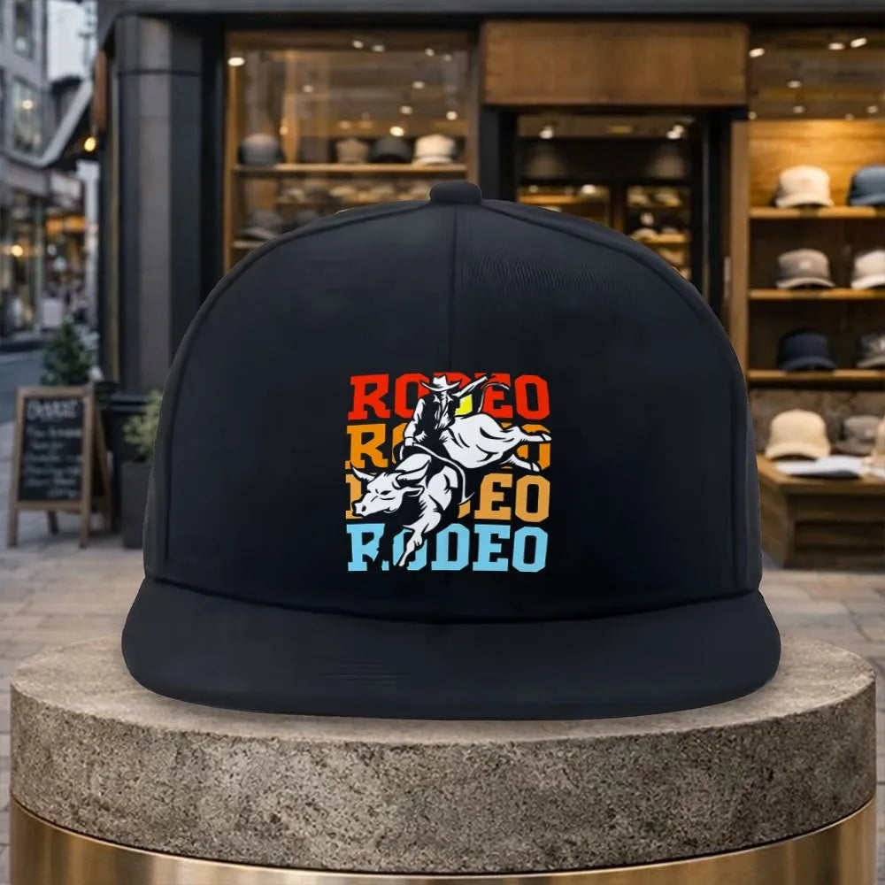 Rodeo Bull Riding Snapback Cap