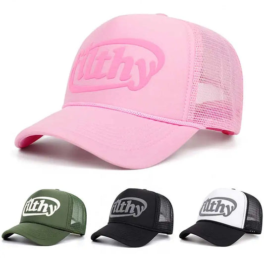 Alphabet Filthy 3D Printing Women Men Baseball Cap