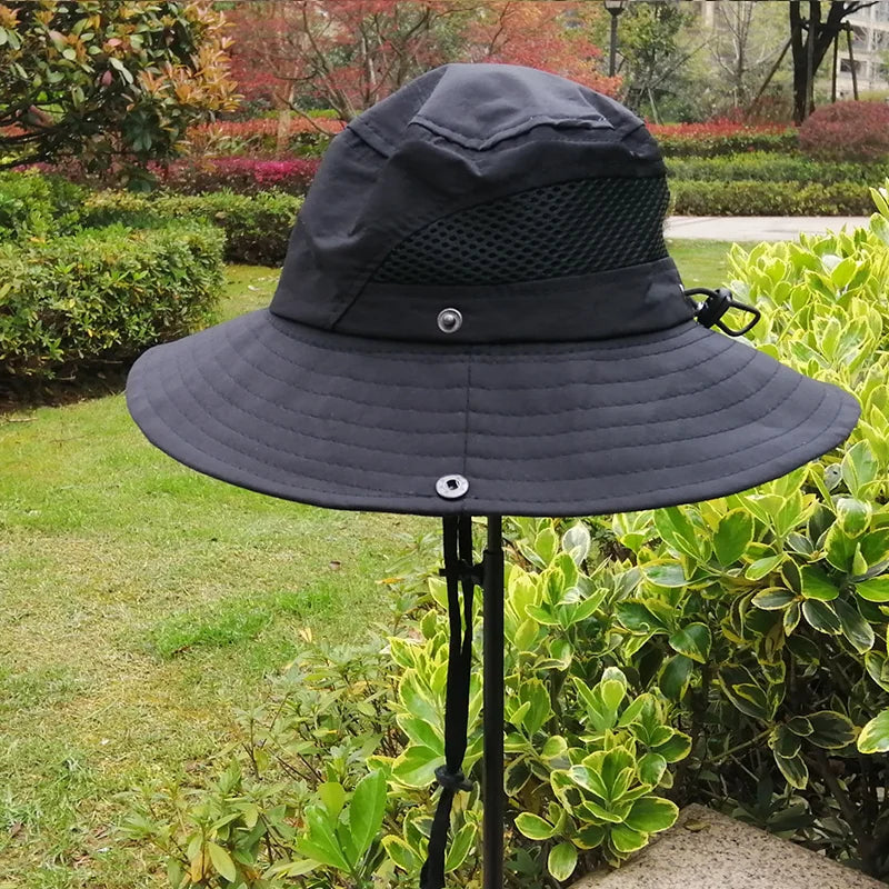 Kids Quick-Dry Mesh Breathable UV Protection Bucket Hat