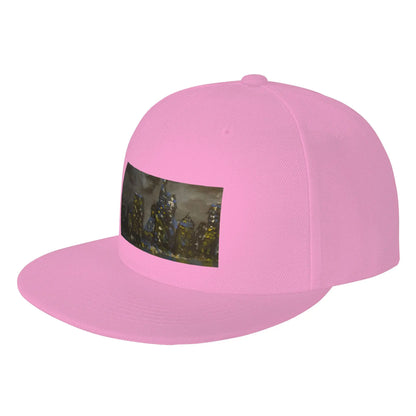 City Night River Denim Snapback Cap