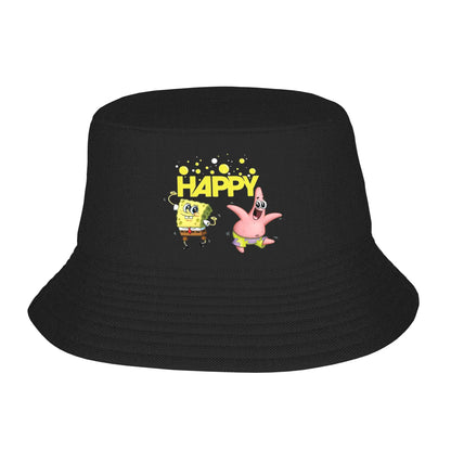 Spongebobs Bucket Hat Heart Streetwear Fisherman Caps