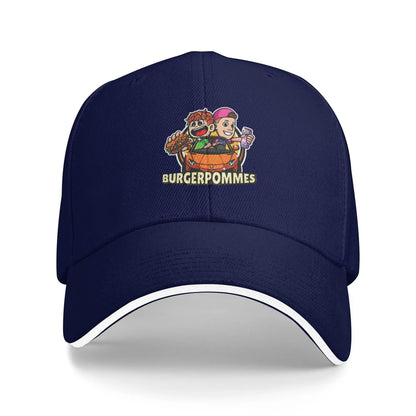 Burgerpommes Vintage Hip Hop Baseball Cap