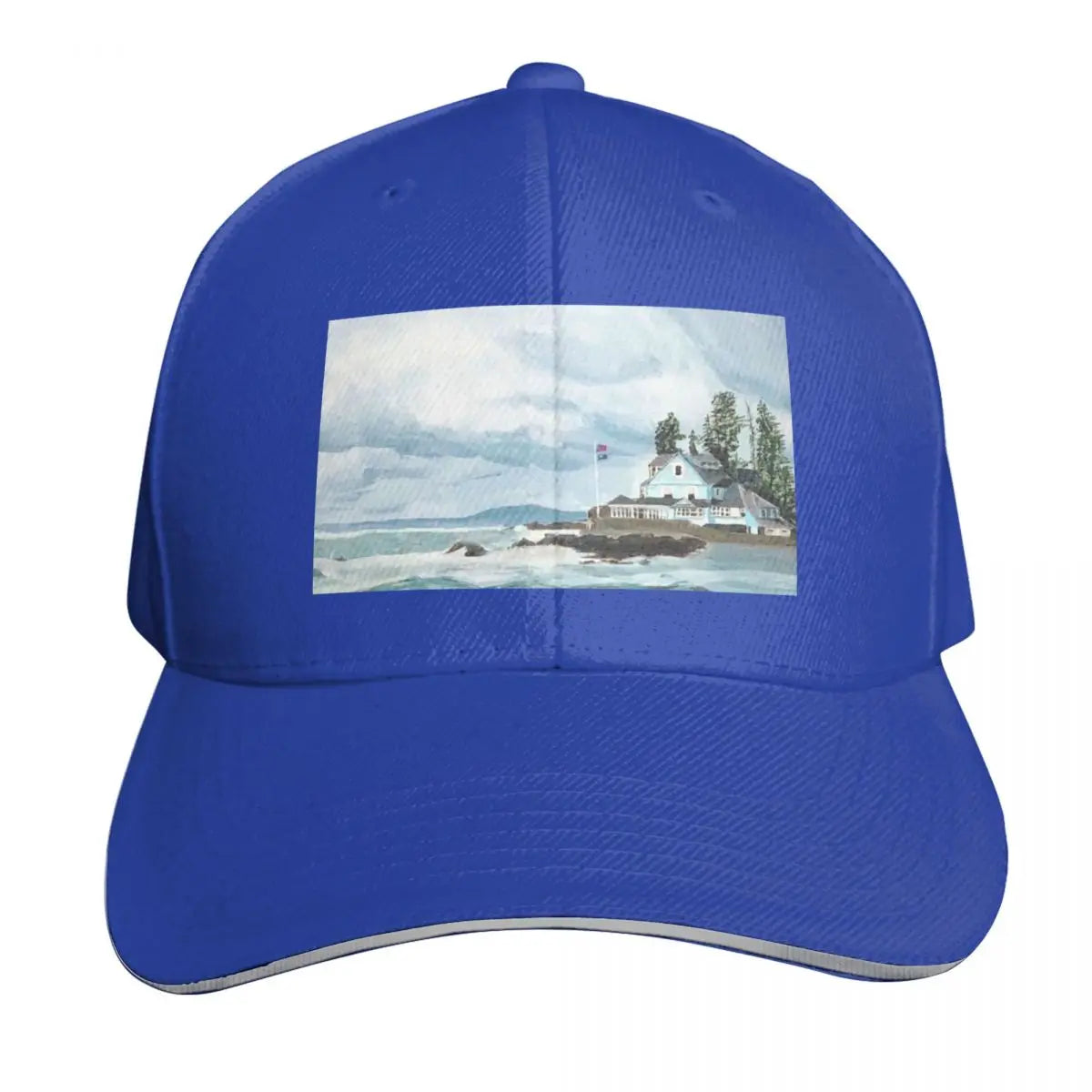 Kennebunk Maine Vintage Retro Embroidered Baseball Cap