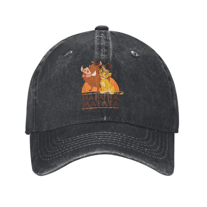 The Lion King Hakuna Matata Simba Timon Pumbaa Summer Hip Hop Hats