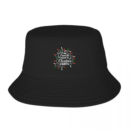My Favorite Color Is Christmas Lights Bucket Hat