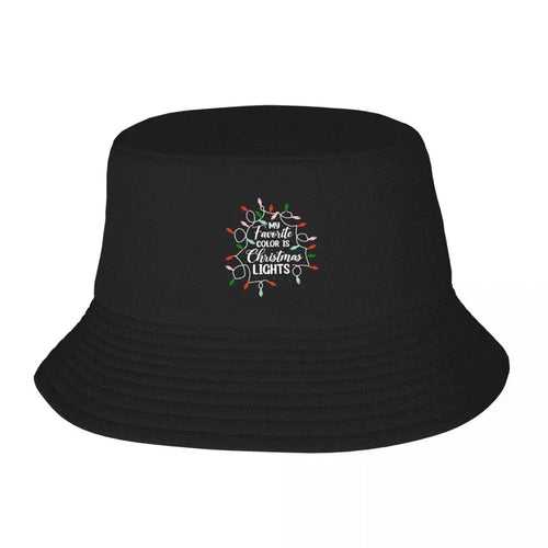 My Favorite Color Is Christmas Lights Bucket Hat