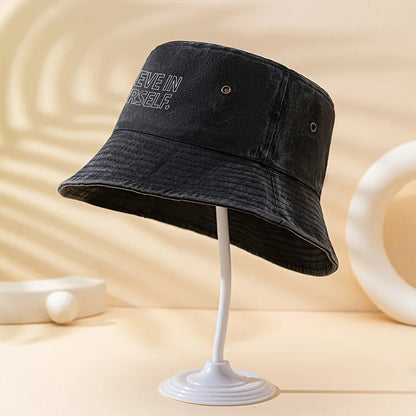 Believe In Printed Outdoor Bucket Hat