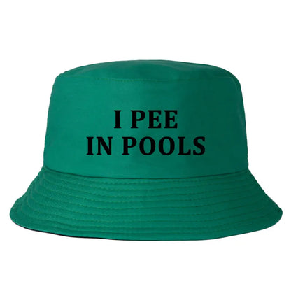 Funny Pool Party Cotton Bucket Hat