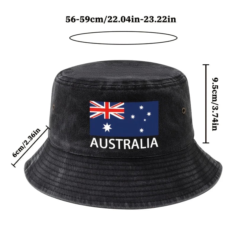 Football Event 2026 Printed Australian Flag Bucket Hat