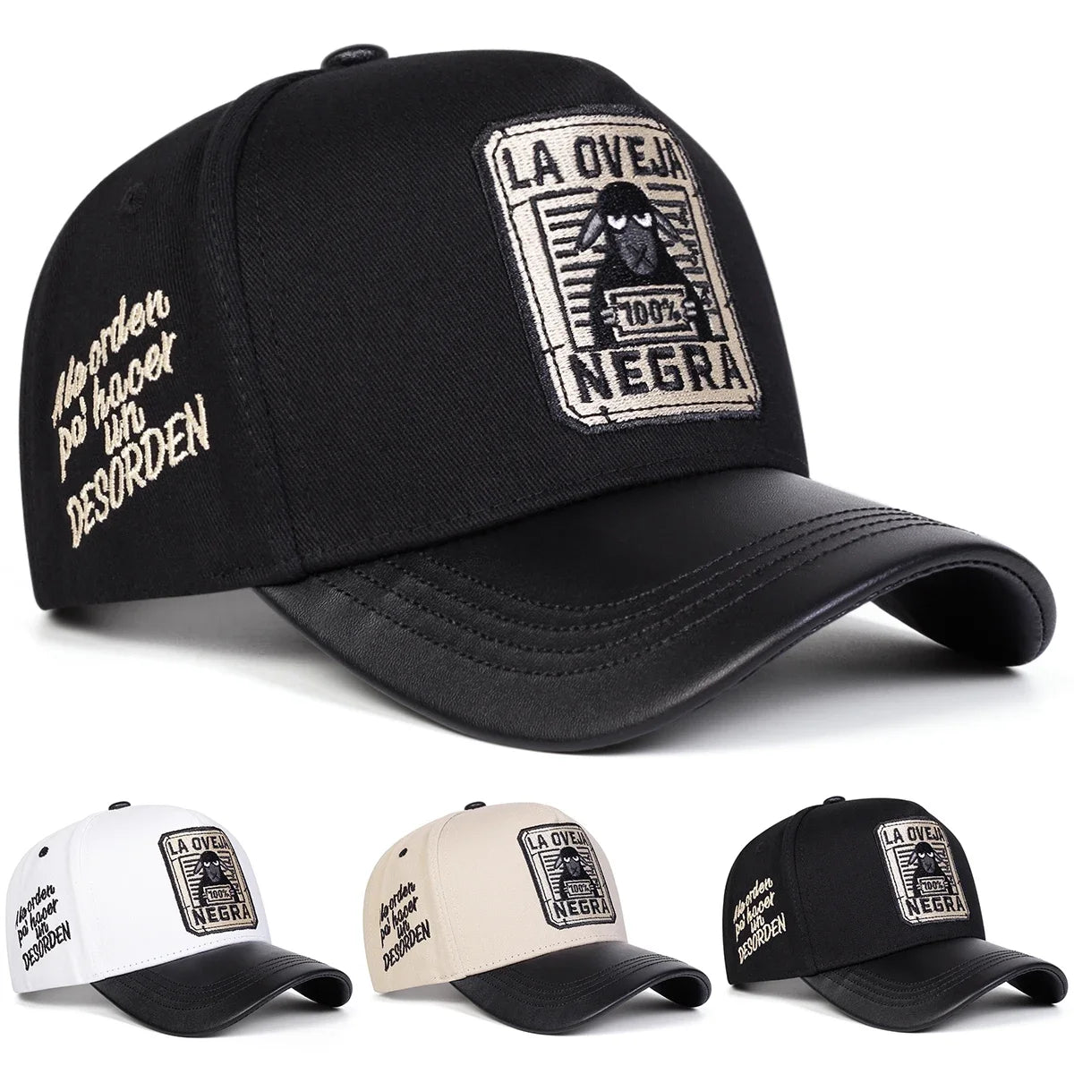 Unisex LA Oveja Negra Embroidered Baseball Cap