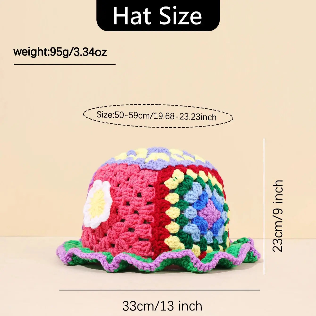 Women Flower Wool Hollow Knitted Fisherman Hat