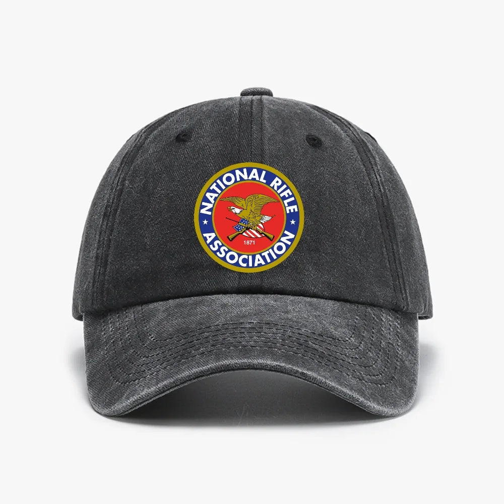 NRA AR 15 Distressed Baseball Cap