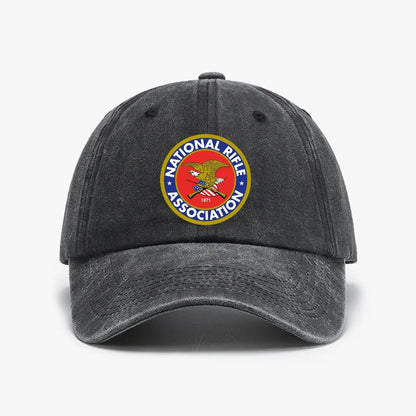 NRA AR 15 Distressed Baseball Cap