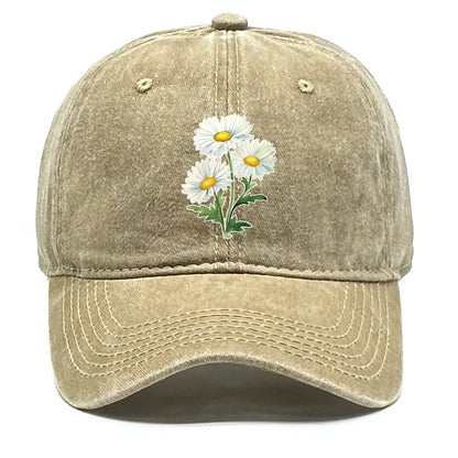 Adjustable Summer Cap For Women Men Flower Baseball Cap