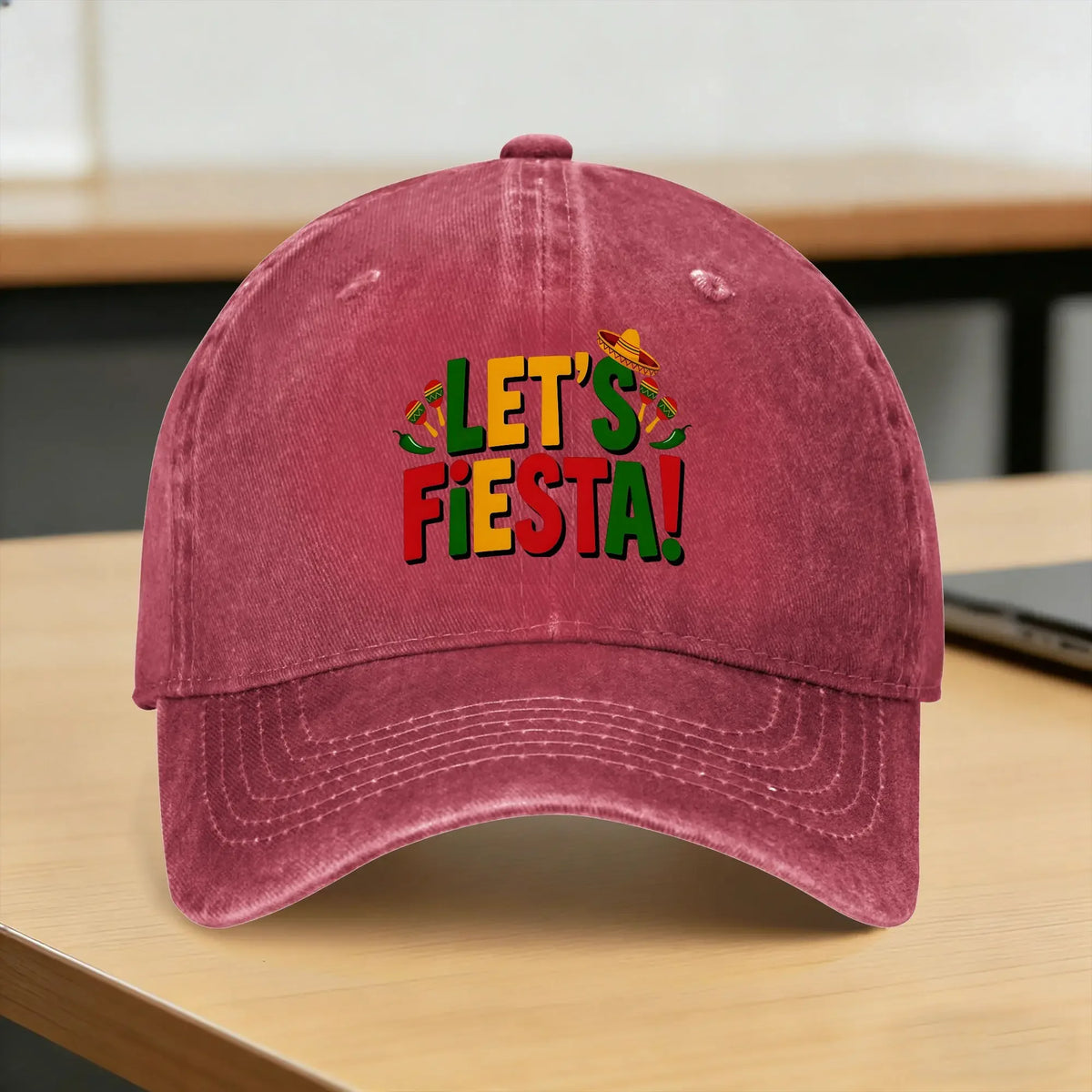 Let's Party Fiesta Funny Y2K Baseball Cap