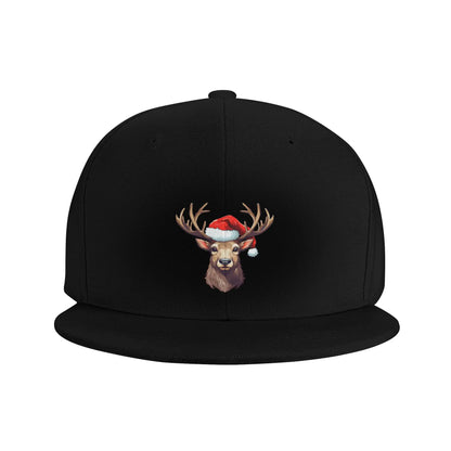 Fashion Adorable Christmas Reindeer Snapback Cap