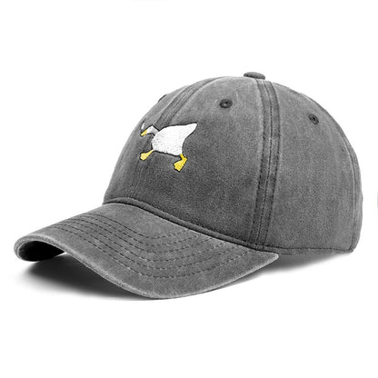 Goose Pattern Embroidered Casual Baseball Cap