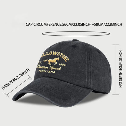 Yellowstone Horse Print Baseball Cap