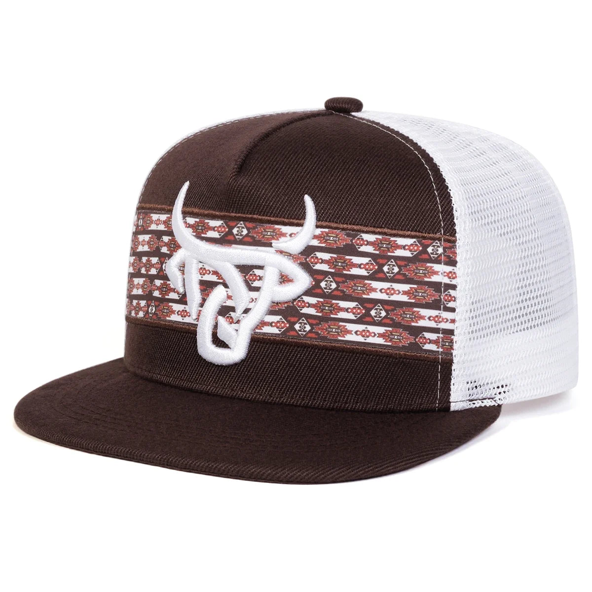 Ox Head Embroidery Casual Snapback Cap