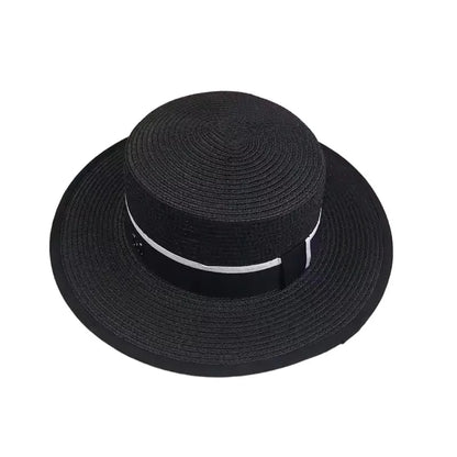 Women's British Houndstooth Top Hats Sun Hats