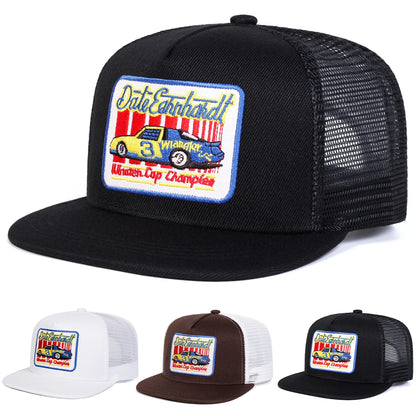 Unisex Embroidery Hip- Hop Net Hats Spring Summer Outdoor