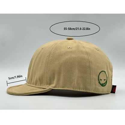 Short Brim Adjustable Sports Baseball Cap