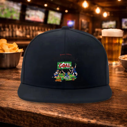 Soccer Game Print Snapback Cap Hat