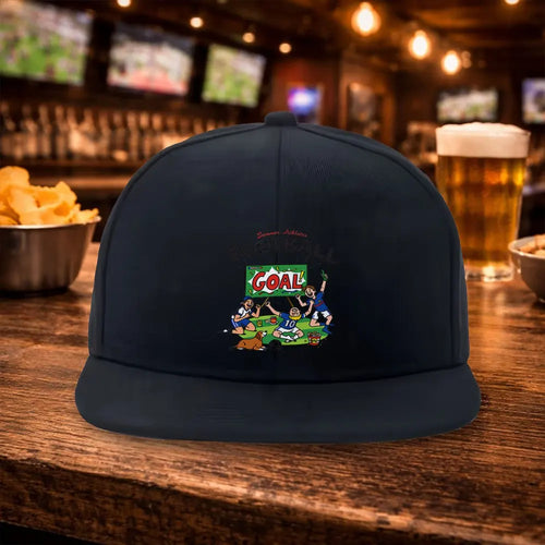 Soccer Game Print Snapback Cap Hat