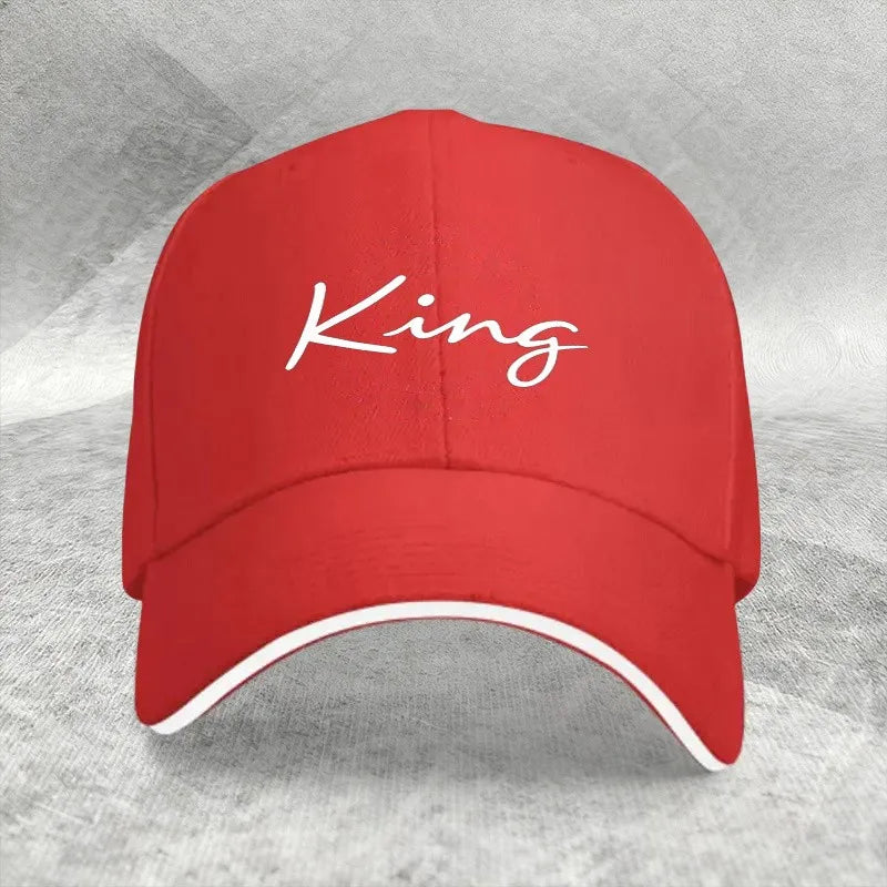 King Script Cotton Baseball Cap