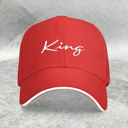 King Script Cotton Baseball Cap