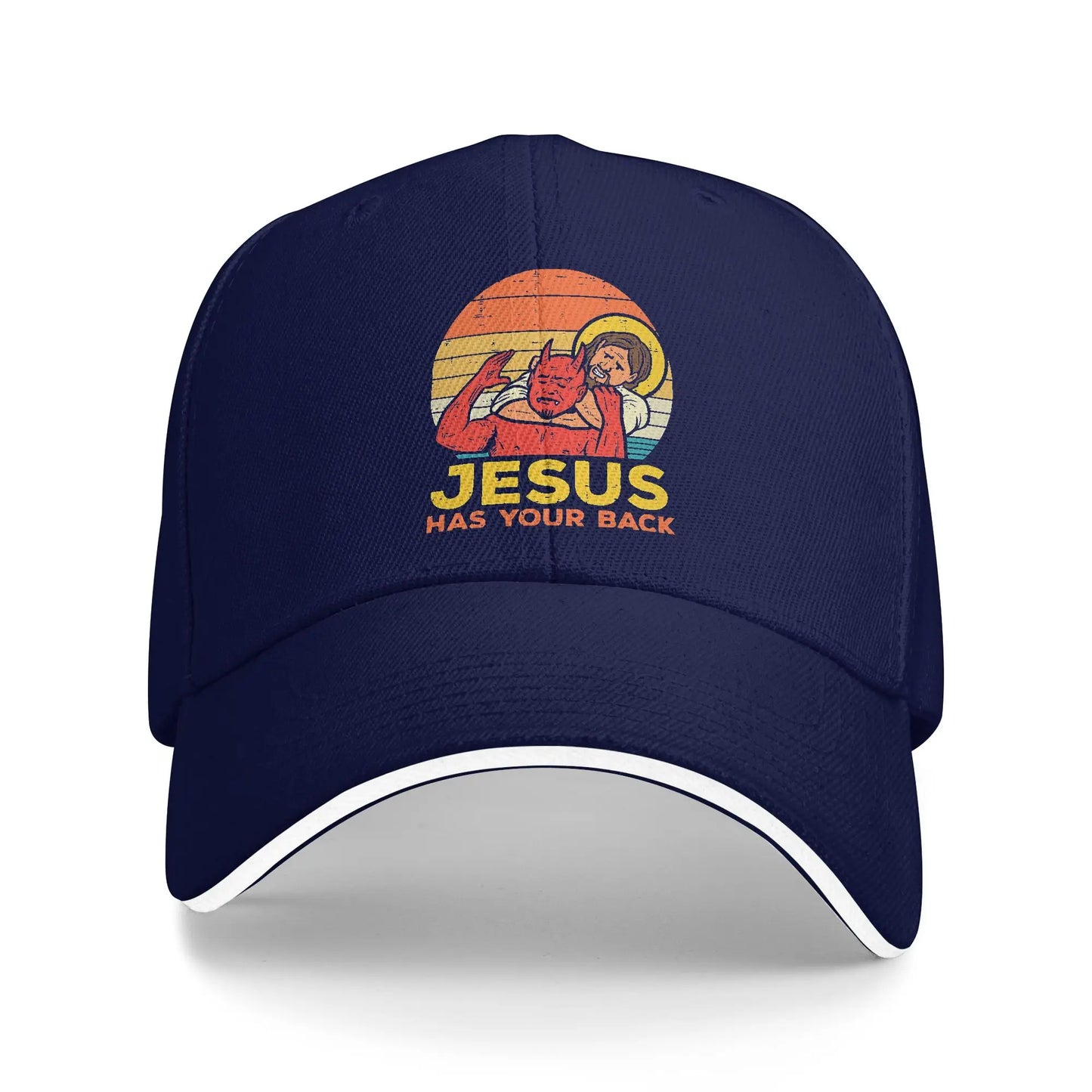 Jesus Has Your Back Baseball Cap