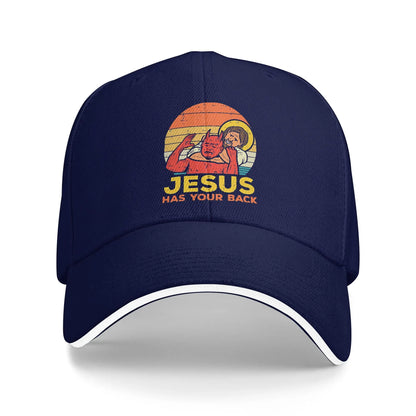 Jesus Has Your Back Baseball Cap