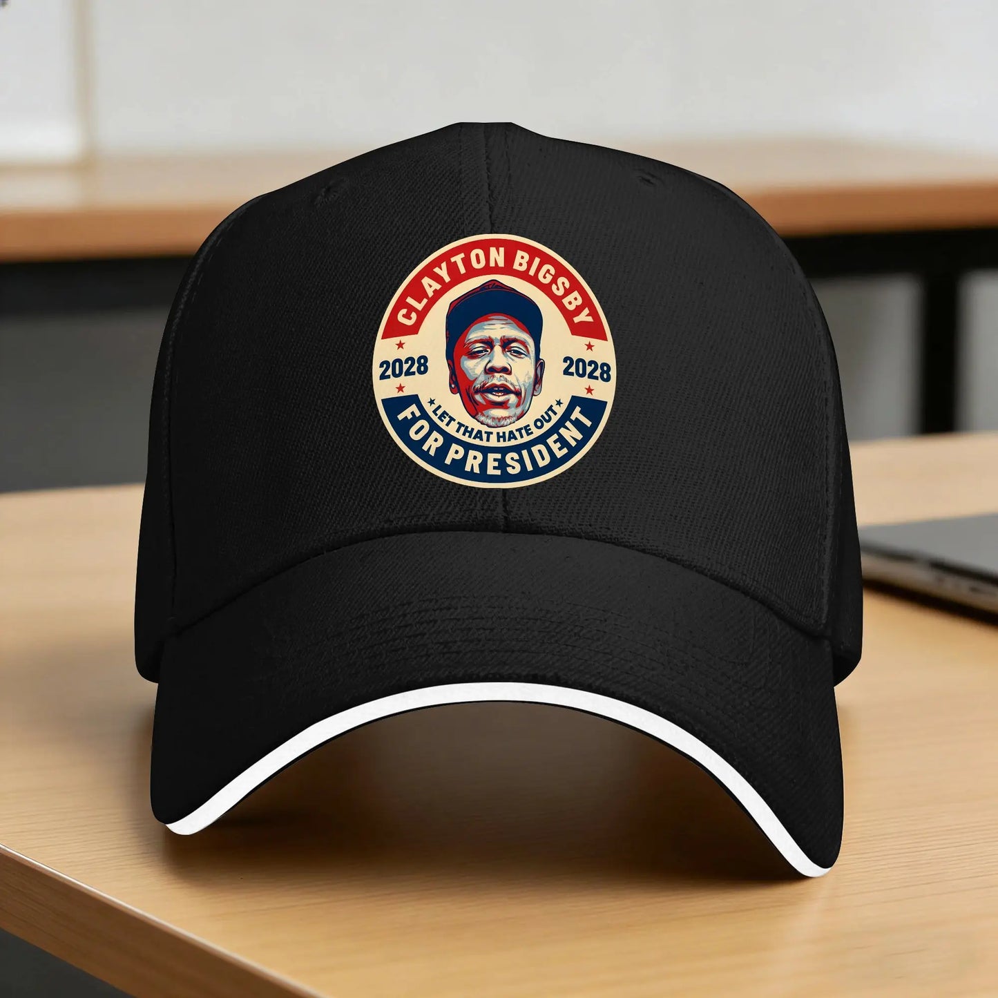 Clayton Bigsby For President 2028 Sun Baseball Cap