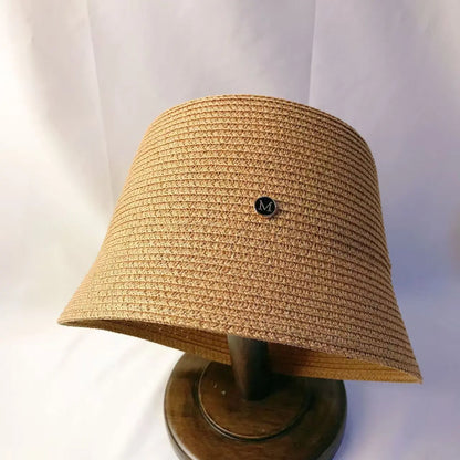 Japanese Designer M Straw Weaving Hat Summer Bucket Hats Panama