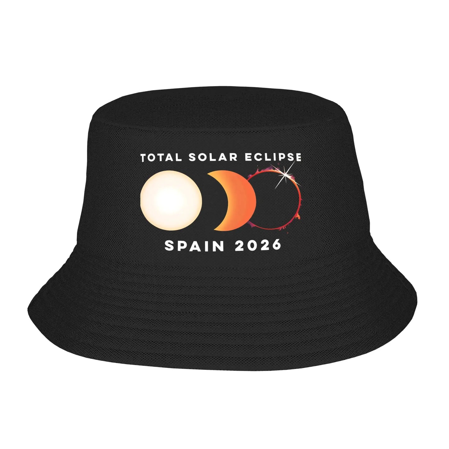 Spain Total Solar Eclipse 2026 Bucket Hat