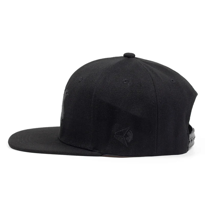 Unisex Simple X Letter Embroidered Snapback Cap
