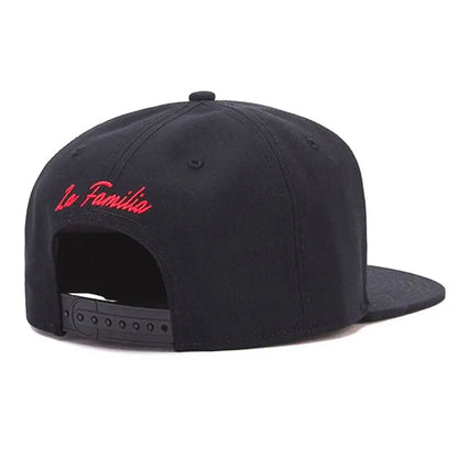 Unisex Letter Embroidered Snapback Cap