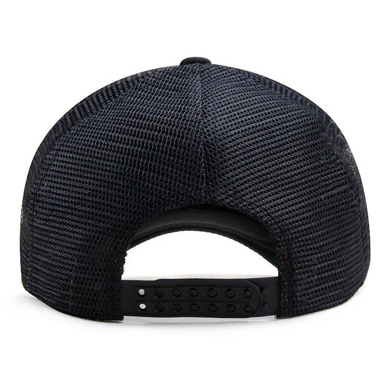 Unisex Cap Casual Plain Mesh Baseball Cap Adjustable Snapback Hats