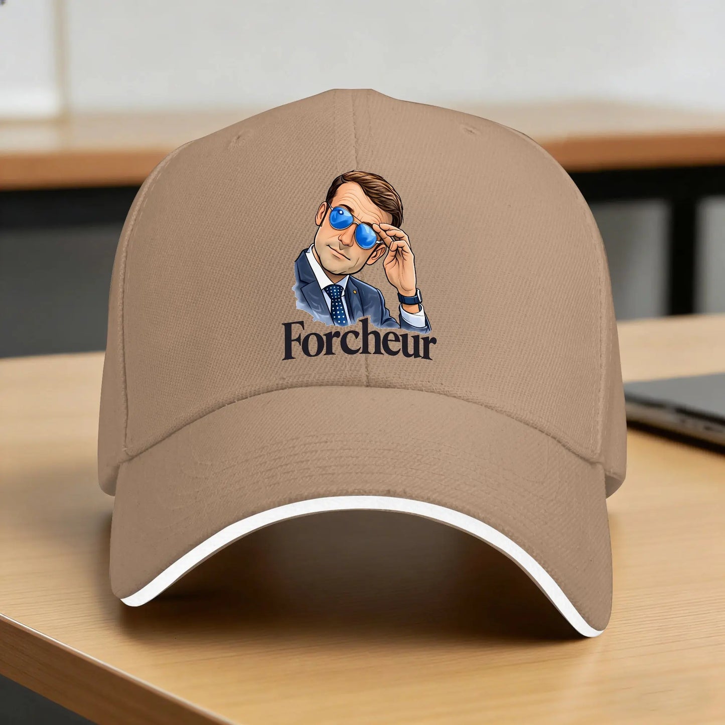 Emmanuel Macron Glasses Casual Baseball Cap Style